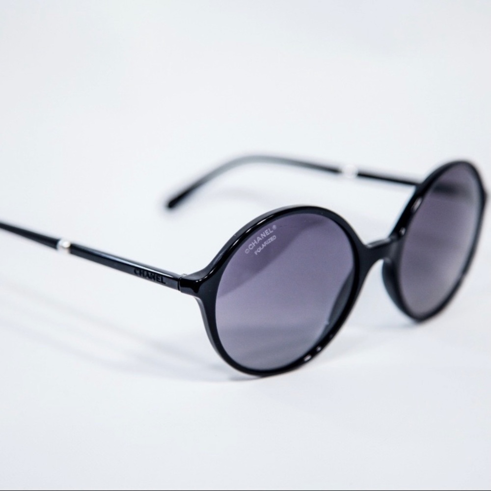 *NEW* Chanel 5391-H c.501/S8 Black Polarized Sun